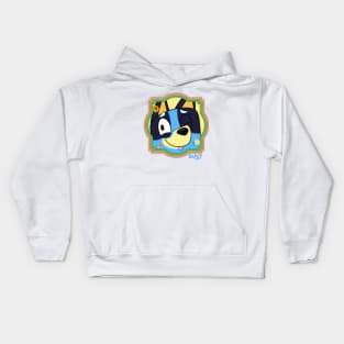 funny bluey Kids Hoodie